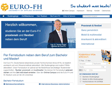 Tablet Screenshot of euro-fh.de